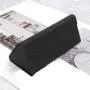 HR241 Leather Triangle Glasses Storage Packaging Box Folding Fashion Sunglasses Ink Glasses Box High grade Folding Handmade Box