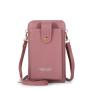 Ladies Korean Fashion Multi-Function Shoulder Wallet New Wholesale Solid Color Diagonal Mobile Phone Bag Single Strap Touch