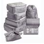 Custom Logo 8 Pcs Set Multifunctional Travel Bag Waterproof Luggage Set Portable Packing Cubes Travel Luggage Organizer