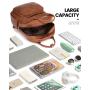 LOVEVOOK high quality LOVEVOOK Pu leather computer bags 15.6in office work university women's school travel laptop backpacks