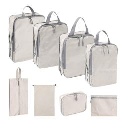 OEM ODM Large capacity 8 piece set lightweight suitcase compression travel luggage organizer Packing cubes