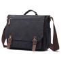 Vintage Canvas Satchel Messenger Bag for Men Business Travel Shoulder bag 38cm big size fits 15 inch Laptop Handbags book bag