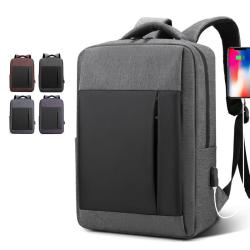 KBW604 New Hot Sale USB Interface Nylon High Quality Shoulder Computer Bag Business Commuting Travel Schoolbag Bag