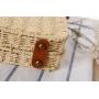 CCF658 Summer Straw Weaving Beach Bag For Women Holiday Shopping Straw Basket Bag Single-Shoulder Straw Small Bag