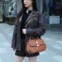 2024 Top selling women's handbag quality crocodile leather single shoulder bag for ladies fashion designer female bag  27cm