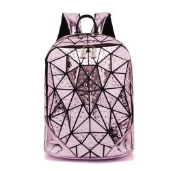 LOVEVOOK 2021 ladies backpack school bags for teenage girls large capacity geometric backpack laser drop travel backpack women