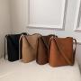 ZF372 New PU Leather Women's Bag Fashion Trend Versatile High Quality Design Sense Single Shoulder Bag Cross Body Bucket Bag