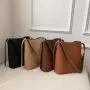 ZF372 New PU Leather Women's Bag Fashion Trend Versatile High Quality Design Sense Single Shoulder Bag Cross Body Bucket Bag