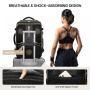 LOVEVOOK Carry On Back pack Flight Approved with Toiletry Pouch Expandable Large Laptop Bags pack Women Men Travel Backpacks