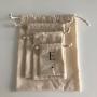 Organic Muslin Cotton/Canvas Drawstring Bag