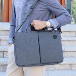 HR172 Unisex One Shoulder Laptop Waterproof Bag Oxford Lightweight Fashionable Tablets Bag Handheld Crossbody Business Briefcase