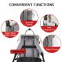 LOVEVOOK Lightweight fashion ladies custom logo office Carry on Nylon casual 15.6 inch with usb nurse women laptop backpacks