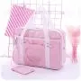 Wholesale Fashion Japan Heart Large Capacity School Leather  Handbags for Women Luxury Custom Logo