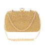Hot selling  bridal wedding metal clutch purse ladies rhinestone evening bag women evening clutch sequins bags ladies handbag