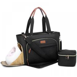 2022 LOVEVOOK Tote 3Pcs Set Work Bag for Breastfeeding Mom with 15" Laptop handbags fashion cooler bags women diaper bags