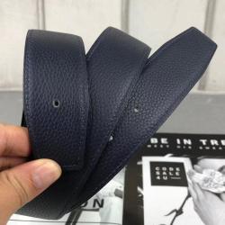 Custom Designer Luxury High Quality Genuine TOGO Cowhide Leather Waist H Belts For Men With Removable Prong Buckles Famous Brand