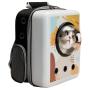 KBW044 Wholesale Large-capacity Cat Backpack Portable Pet Out Bag Square Breathable Space Capsule Double-back Cat Bag