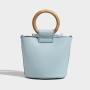 2024 Custom Butterfly Knot Purses And Handbags Wooden Handle Bucket Bags Women Handbags Ladies
