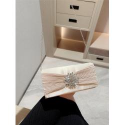 Fashion women's stain clutch bag evening bags dress party crystal evening flap bag with chain shoulder handbag wholesale