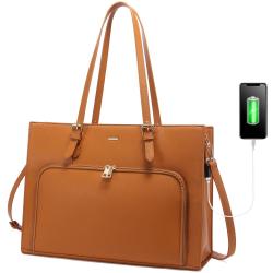 2022 LOVEVOOK new arrival tote bags custom famous designer women hand bags fashion USB 15.6 laptop Briefcase women laptop bags