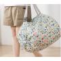 ZF016 Customized New Folding Shopping Bag Leisure Travel Portable  Handbag Waterproof Tear-proof Nylon Eco-Friendly Storage Bag