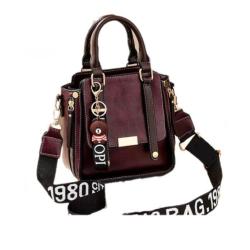 2024 Women's Retro Fashionable Korean Version Single-Handle Shoulder Messenger Bag Casual Simple Tempered Portable