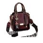 2024 Women's Retro Fashionable Korean Version Single-Handle Shoulder Messenger Bag Casual Simple Tempered Portable
