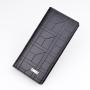 2021 high quality wholesale fashion black color leather man wallet