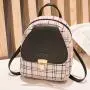 Pu Leather Zipper Crossbody Bag Wholesale Single Shoulder Bag New Fashion Plaid Backpack Ladies