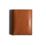 Rfid leather card holder wallet with coin pocket bifold slim man id wallet