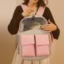 ZWY003 Double Shoulder Warm Outdoor Portable Pet Backpack Stereoscopic Breathable Cat Pet Bag Stylish Lightweight Pet Bag