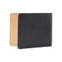 Vegetable tan leather top grain genuine leather coin men wallets rfid wallet
