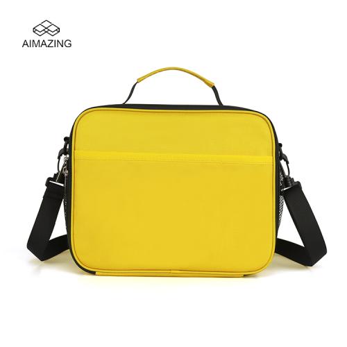 PEVA Liner Kids Lunch Bag Reusable Cute Mini Food Box Portable Girl Lunch Tote Bag