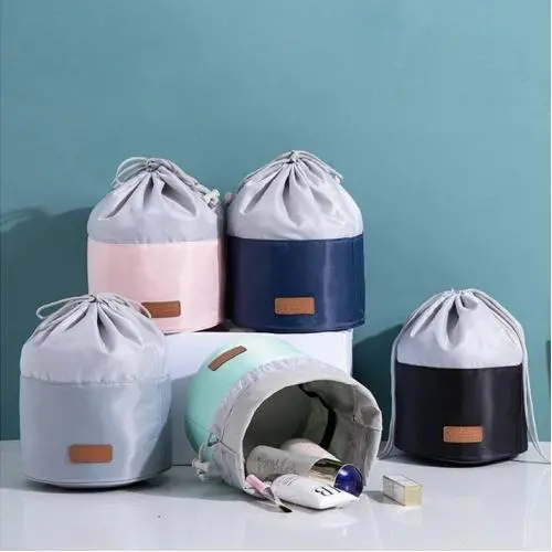 Women Drawstring Cosmetic Bags Travel Storage Makeup Bag Organizer Female Storage Pouch Toiletry Make Up Beauty Kit Box