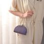 2023 New Dinner Handbag Advanced Sense Of Niche Design Crossbaby bags Shell Shaped Lock Catch evening bags for women