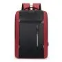 Hot Selling Unisex Vintage Style Travel Laptop Backpack 3 Compartment Set with Zipper Closure Polyester Lining for Students