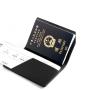 Compact durable good quality wholesale saffiano leather travel passport wallet passport cover