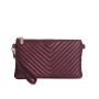 China Wholesale Luxury Pu Leather Red Mini Embroidery Ladies Purse Women Handbags