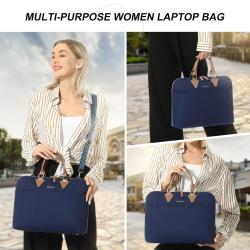 LOVEVOOK 2022 Waterproof Canvas Work Bags for women 15.6in Computer briefcase bag large Tote crossbody Bag travel laptop handbag