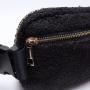 China Fashion bagged womans casual sling bags for women workout fanny pack fleece belt sherpa waist bag