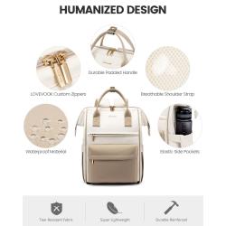 LOVEVOOK Waterproof Travel Laptop Backpack Business Notebook Bag With USB Port Custom School bags Laptop backpack For Women Men