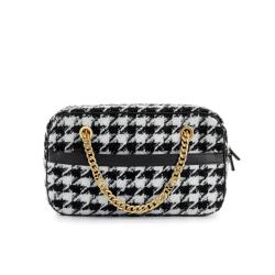 Wholesale  Custom Logo Ladies Pu Leather Metal Chain Elegant Handbags Vintage Cross Body  Women Designer Hand Bag Shoulder Bag