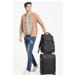 HR778 USB Charge Port Men's Backpack Customized LOGO Waterproof Leisure Travel Backpack Oxford Business Gift Laptop Backpack