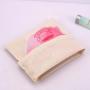 Custom Hot Stamping Recyclable Cotton Muslin Gift Packaging Bag Custom Logo Printed Cosmetic Toys Storage  Dust Cotton Pouch