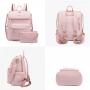 LOVEVOOK Stylish Backpack Purse for Women fashion shoulder bag handbags 2pc large daypack casual travel school business backpack