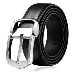 Fashion Custom Top Grain Genuine Leather Men Belt Business Real Leather Belts with Gift Box Set For Men