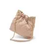 Wholesale Custom Korean Underarm Shoulder Bag  New Fashion Custom Pattern Gold Chain Shoulder Bucket Bag For Luxury Women