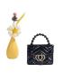 Wholesale 2024 Women's Fashionable Mini Handbags Small PU Shoulder Crossbody Bags Purses with Waterproof PVC Jelly Bags