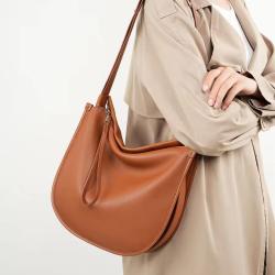 2024 New minimalist and comfortable soft leather tote bag