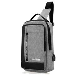 Wholesale New Fashion Sport Fanny Pack Portable Outdoor Running Chest Bag with Zipper Closure for Men for Gym and Travel